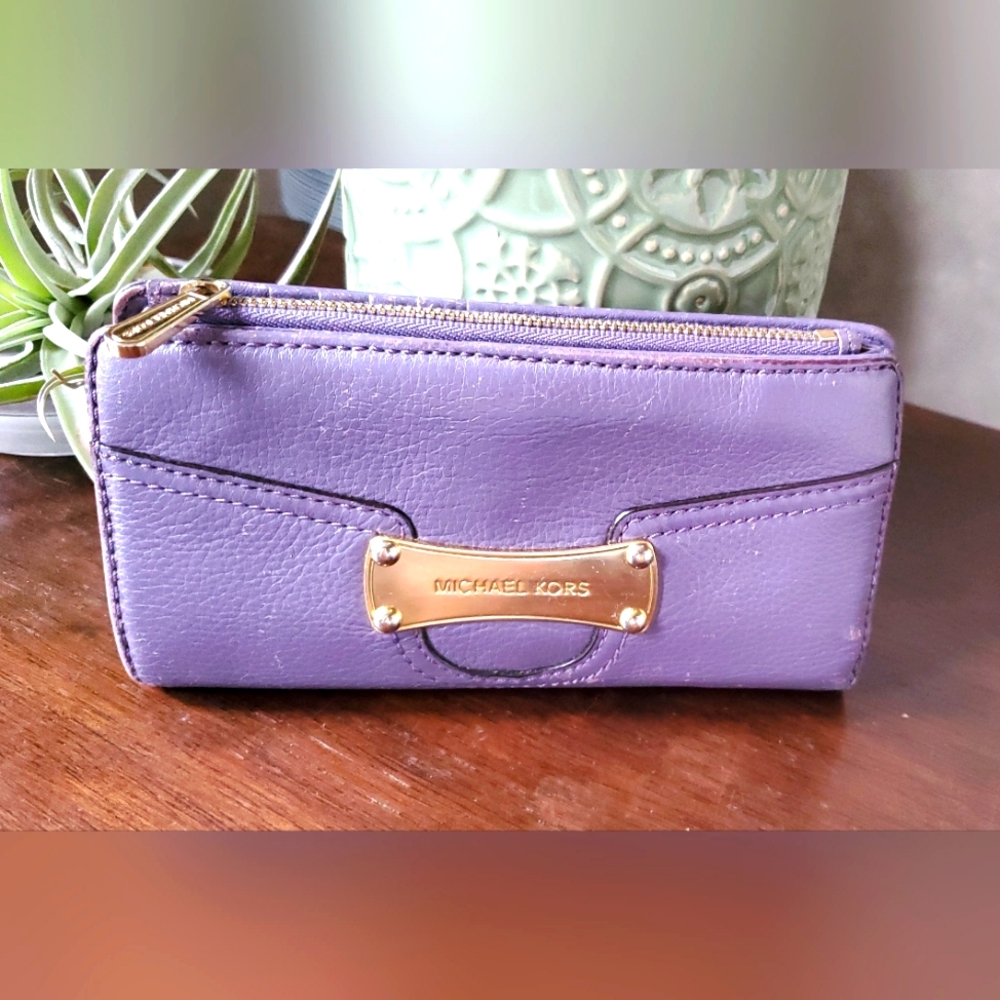 Michael Kors  Saratoga ZA Continental  Wallet leather